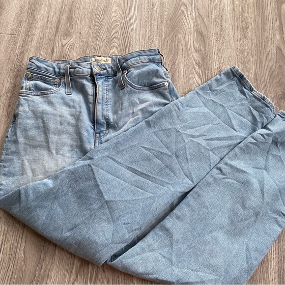 Madewell Curvy The Perfect Vintage Straight Jean Distressed Size 29 - Picture 6 of 14